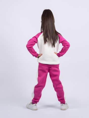 314-М. Свитшот + Штаны, малина, хлопок 65%, 35% ПЭ, 3-х нитка (начес) 98,104,110,116