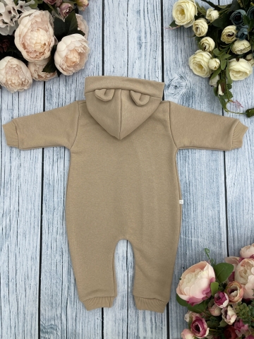 315-КП. Комбинезон с капюшоном, хлопок 65%, 35% ПЭ, 3-х нитка без начеса + интерлок 62,68,74,80